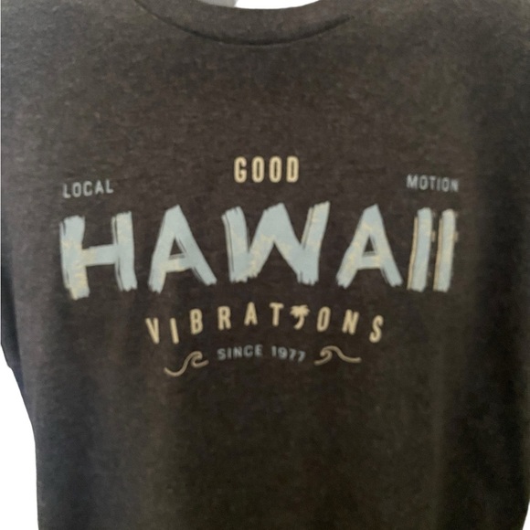 LOCAL MOTION Good Vibrations Surf Hawaii Tee Shirt Men L Large - Picture 2 of 6